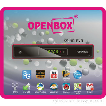 2013 hot selling original factory cheapest newest digital pvr receiver openbox x5 support gprs 3g wif and iptv i for worldwide